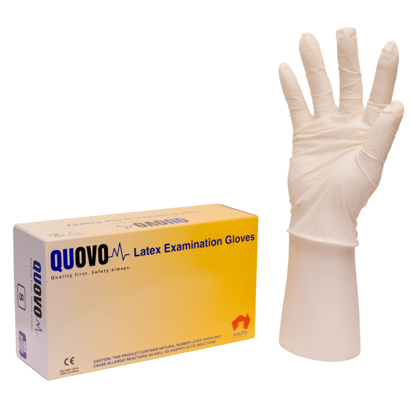 Latex gloves (Box of 100) Quovo