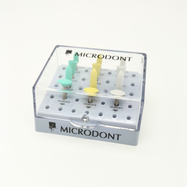 Microdont complete composite polishing bur kit. 12 burs