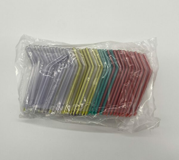 QUOVO Air/Water syringe tips are multicoloured and single use for dental
