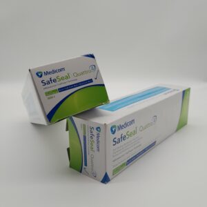 Medicom Sterilisation pouch, 70mm x 229mm self sealing with 2 indicators used in sterilisation