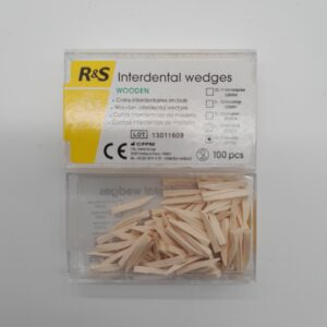 R&S Interdental Wedges - Wooden with Size: XL 17mm, Colour: White used in restorative dental