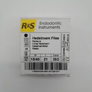 R&S Hedstrom Files - Size 15-40 with 21mm length used in endontics