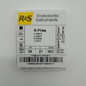 R&S K Files - Size 35 with 21mm length used in endontics