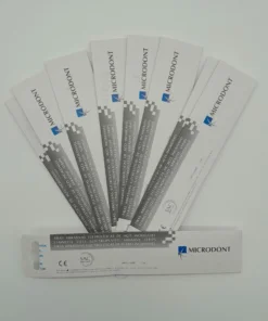 Microdont Stainless steel Electroplated Abbraisive Strips - 2.4mm used in restorative dental practice