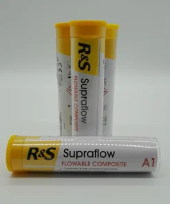 R&S Supraflow - Flowable Composite (2g) with specifications A1, light cured flowable composite used in restorative dental