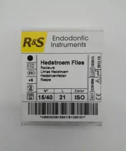 R&S Hedstrom Files - Size 15-40 with 21mm length used in endontics