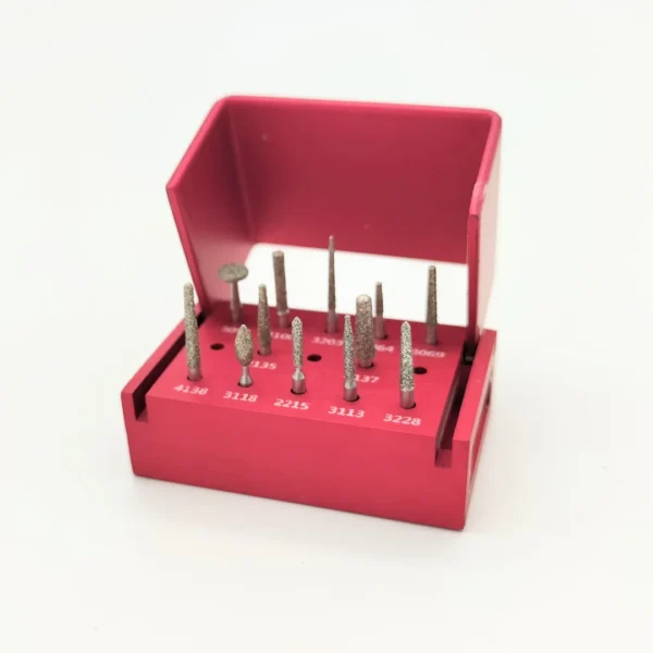 Prosthesis Bur Kit, 12 pce