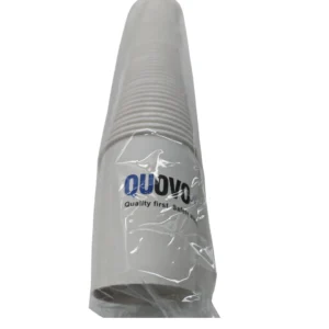 QUOVO branded paper cups single stack