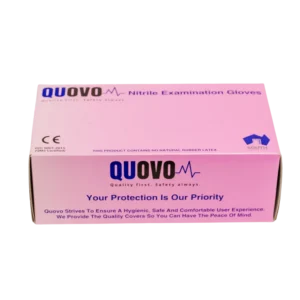 Quova nitrile examination gloves