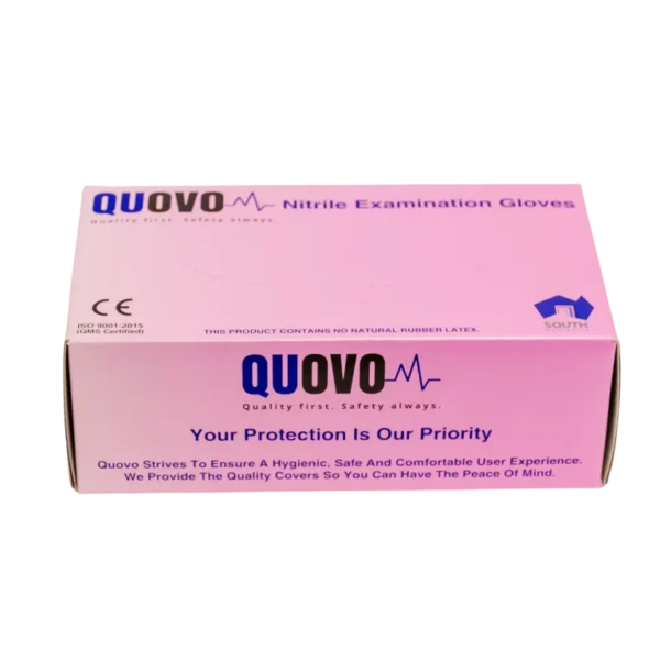 Quova nitrile examination gloves