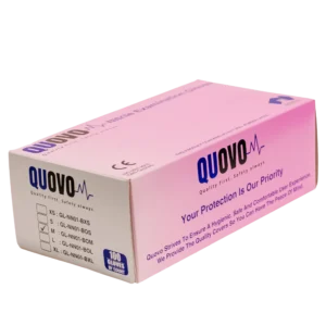 Quova nitrile examination gloves