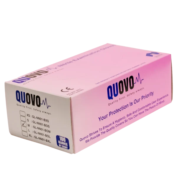 Quova nitrile examination gloves